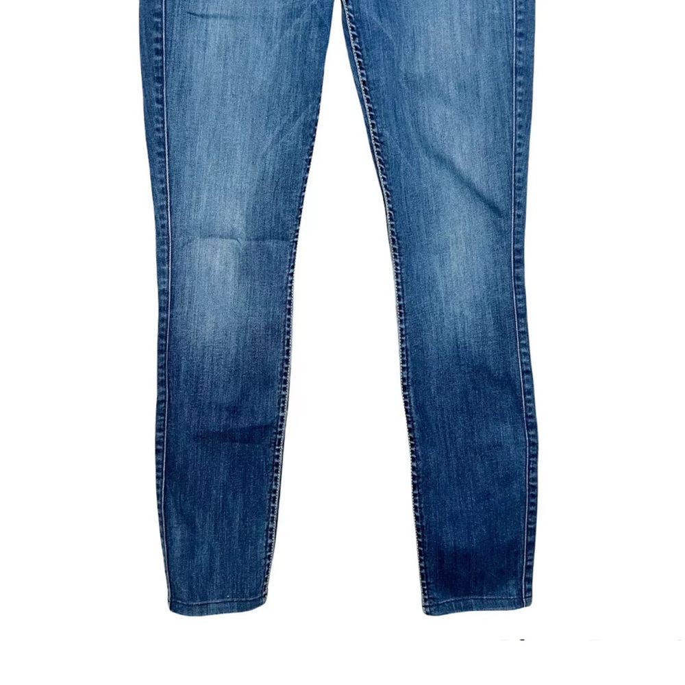 7 For All Mankind The Mid Rise Skinny Jeans - Picture 3 of 7